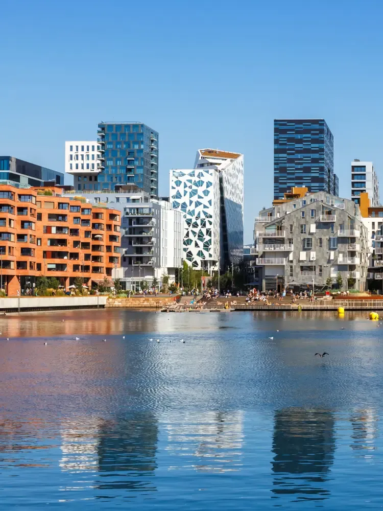 Stadtansicht Oslo, Norwegen